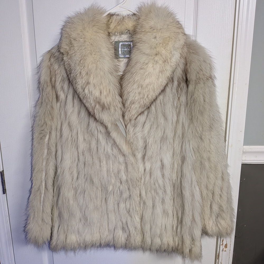 Saga Furs Luxurious Cream Teddy Jacket